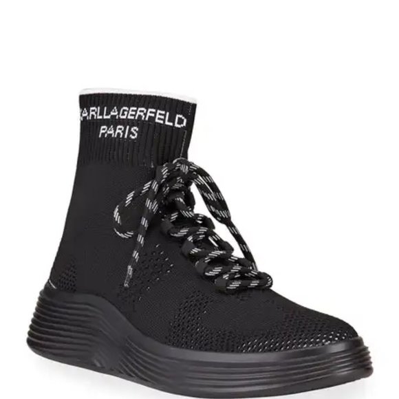 karl lagerfeld paris high top sneaker